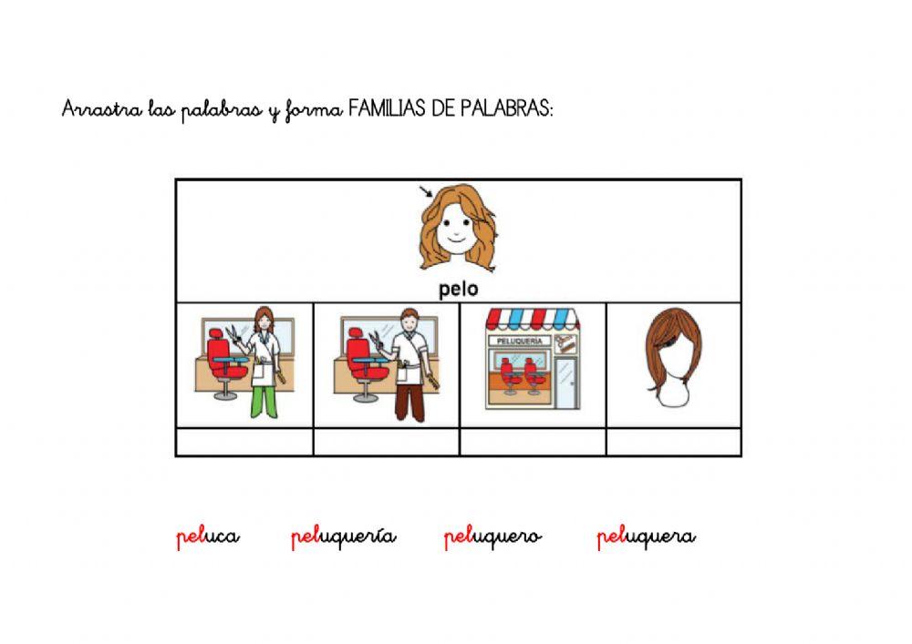 Familias de palabras