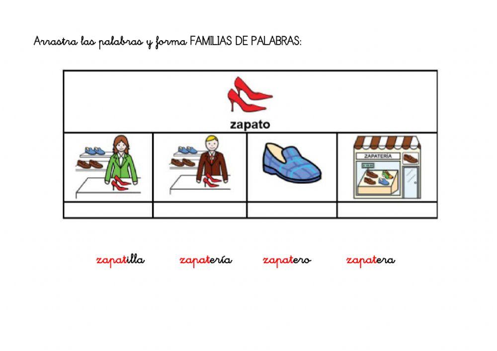 Familias de palabras