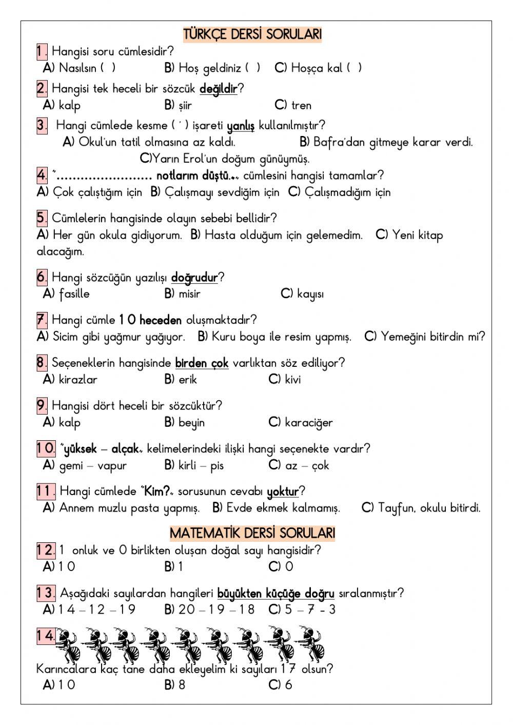 Karışık değerlendirme