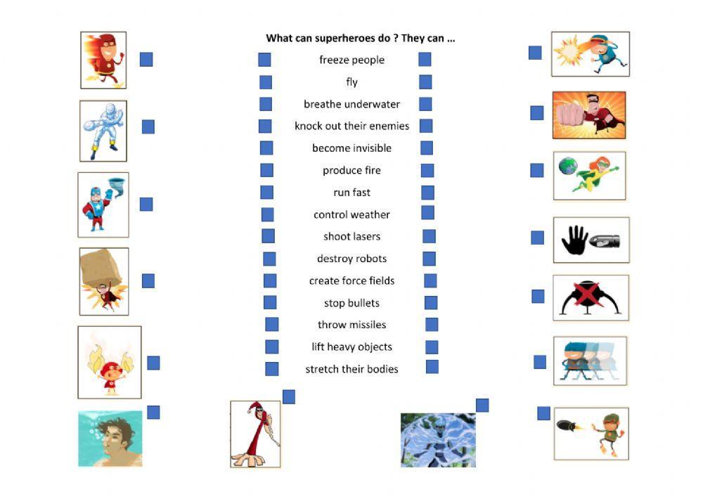 What can superheroes do?