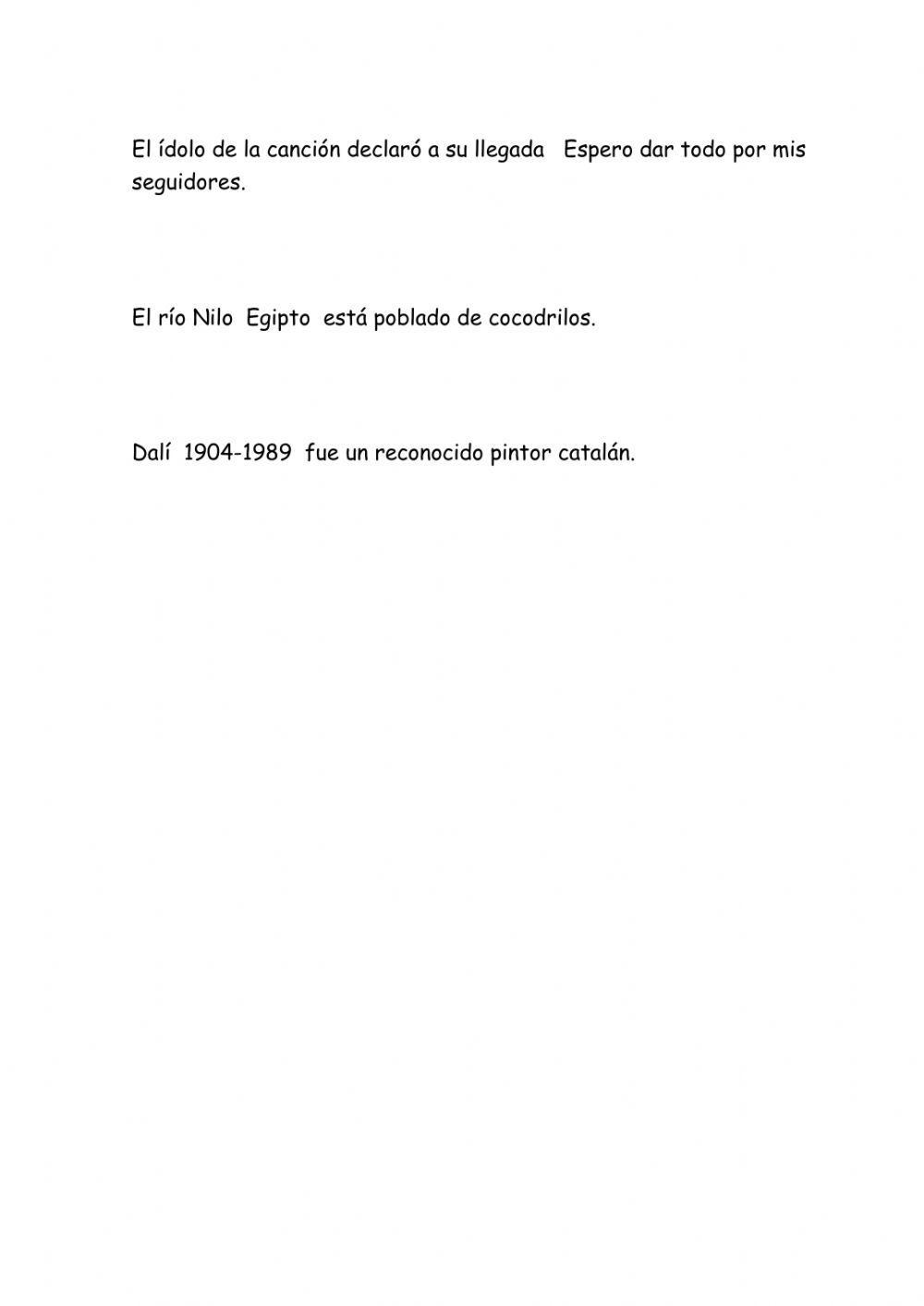 Repaso tercer trimestre lengua 6º primaria