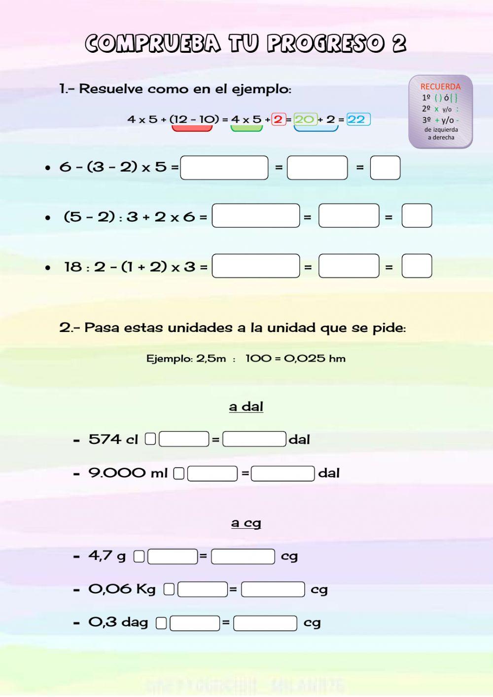 Comprueba tu progreso 2