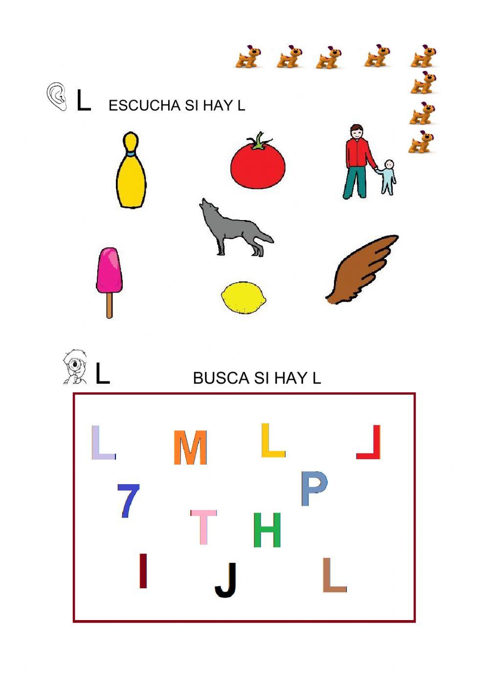 Letra l Letra l