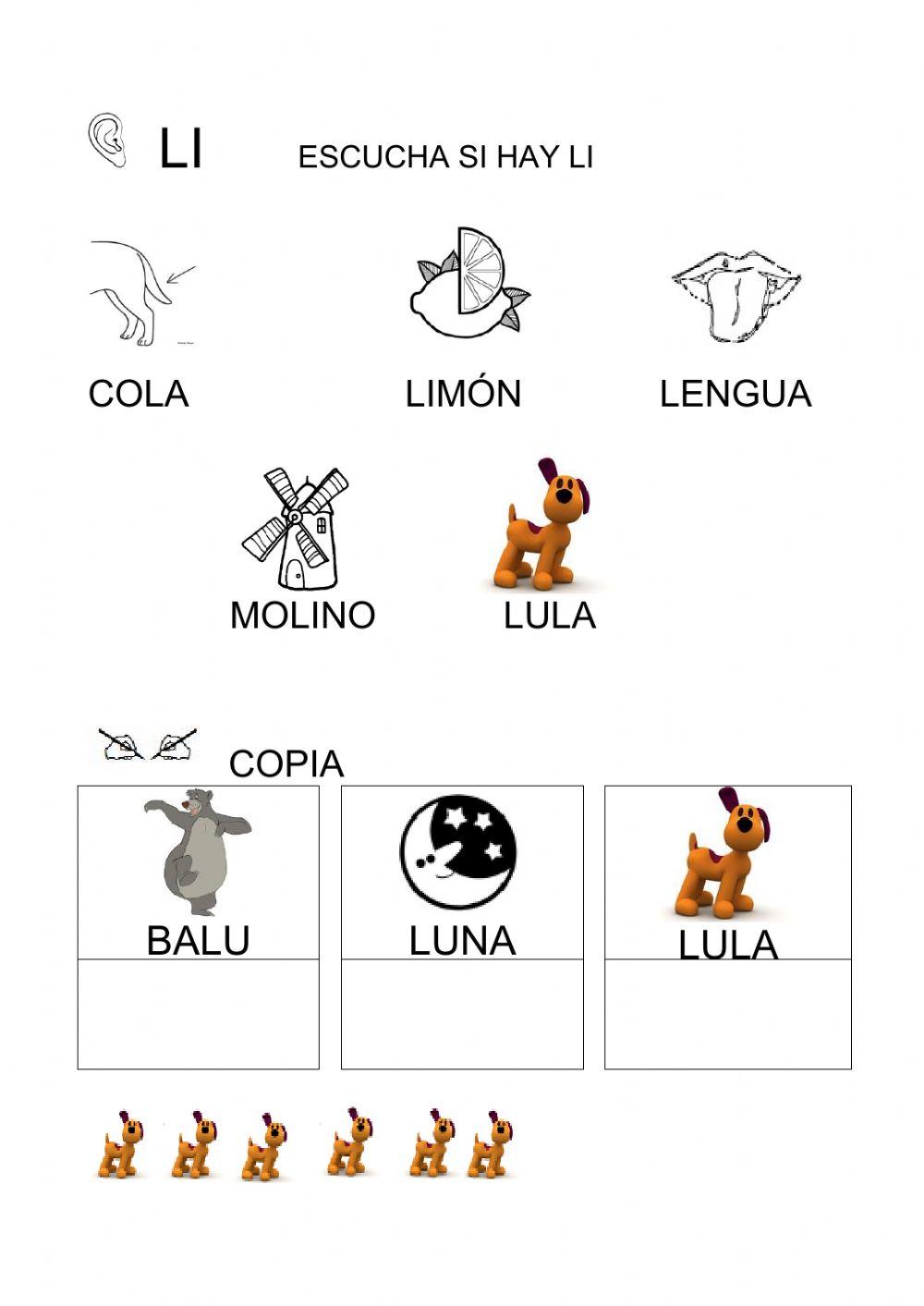 Letra l Letra l