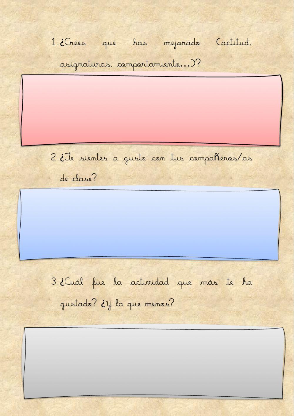 Evaluación final de curso