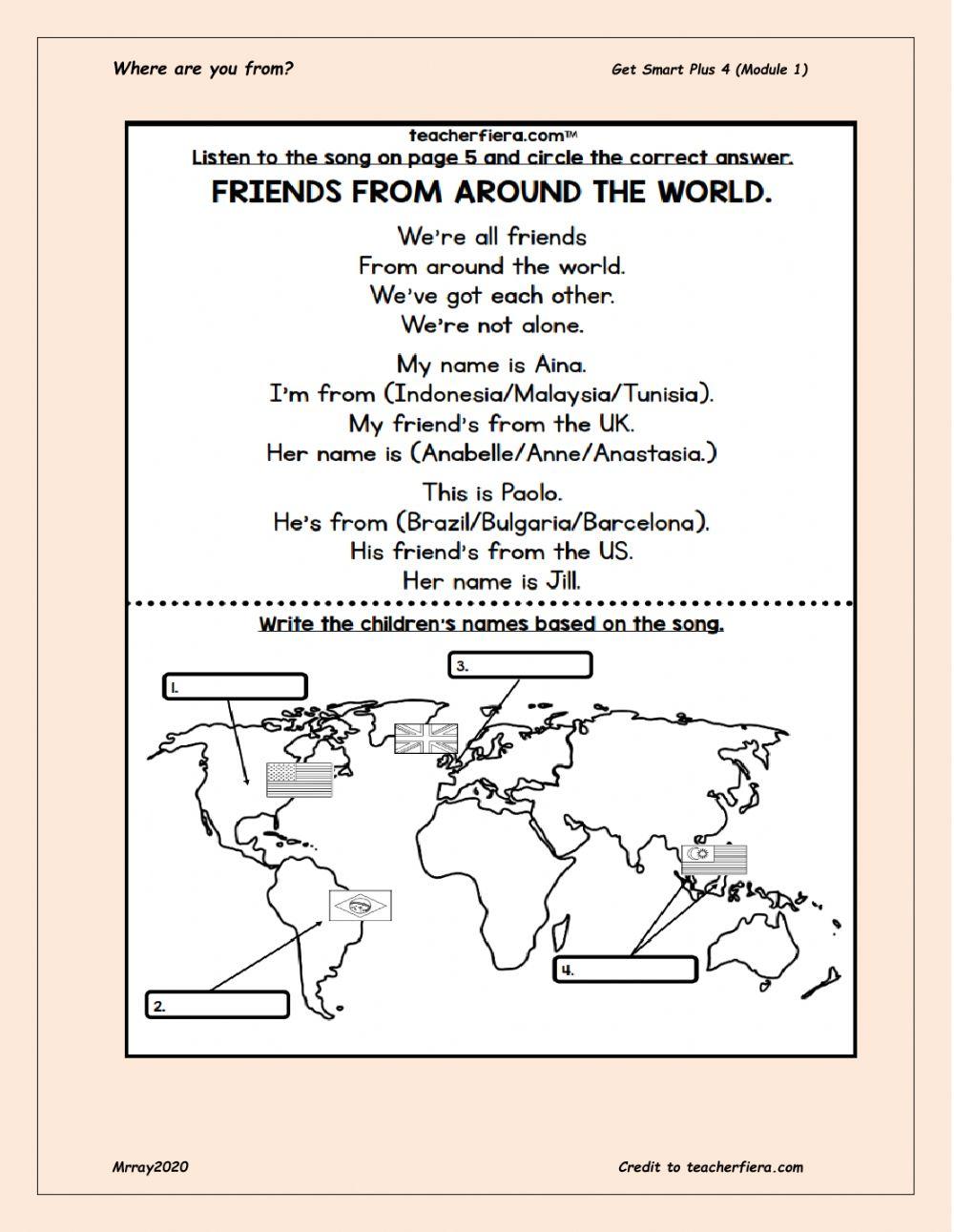 Get Smart Plus 4 - Where are you from? (Part 1)