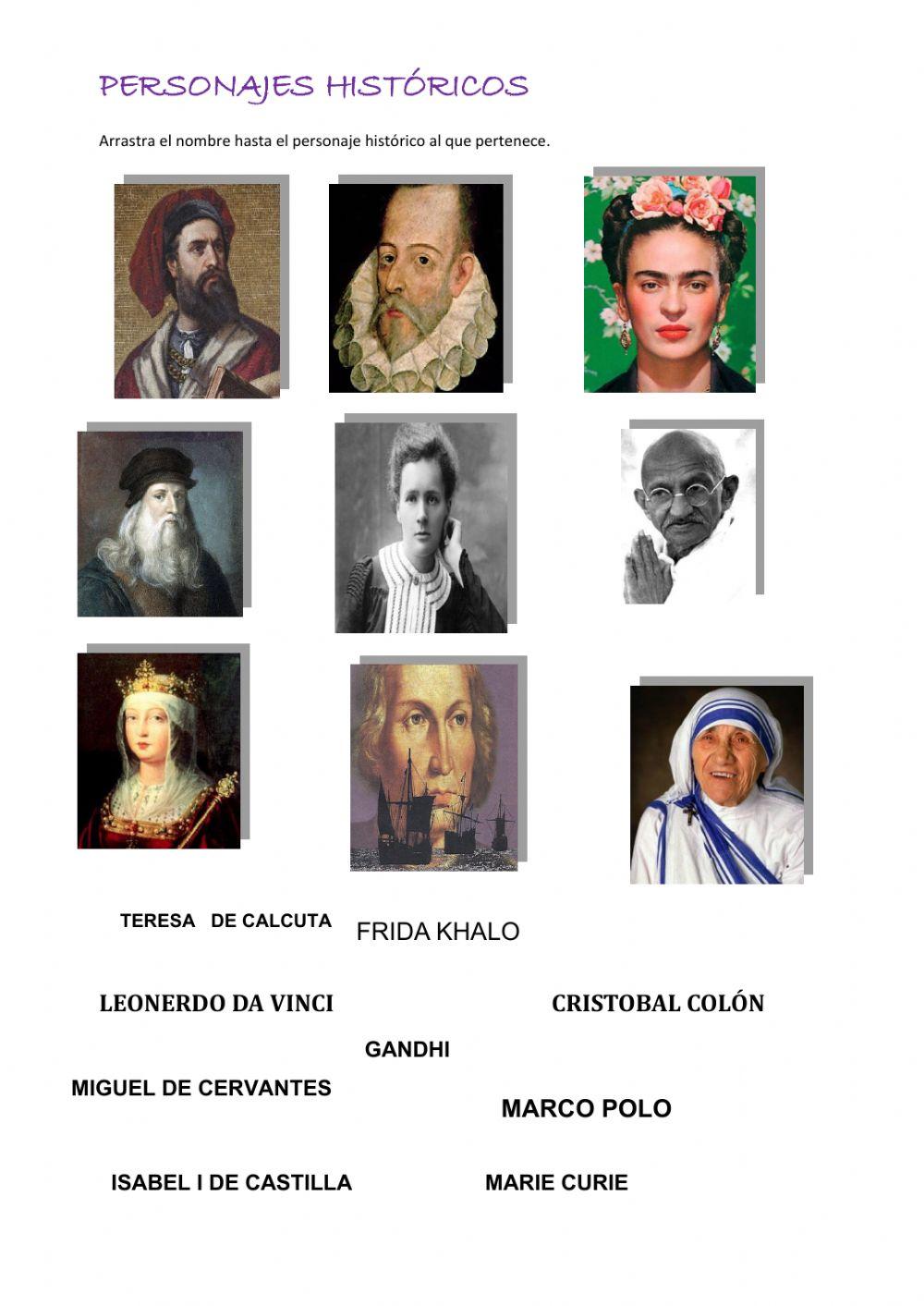 Personajes históricos