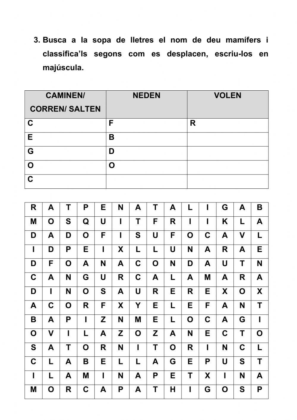 Repassem els animals CM