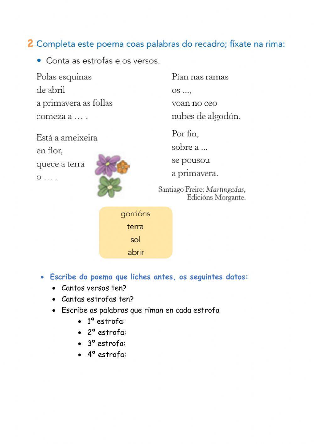 A poesía A poesía