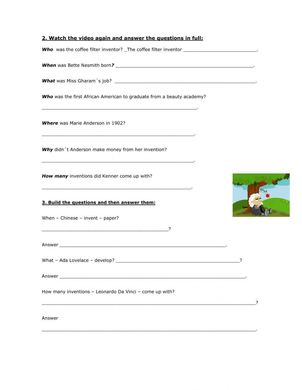 Past Simple questions