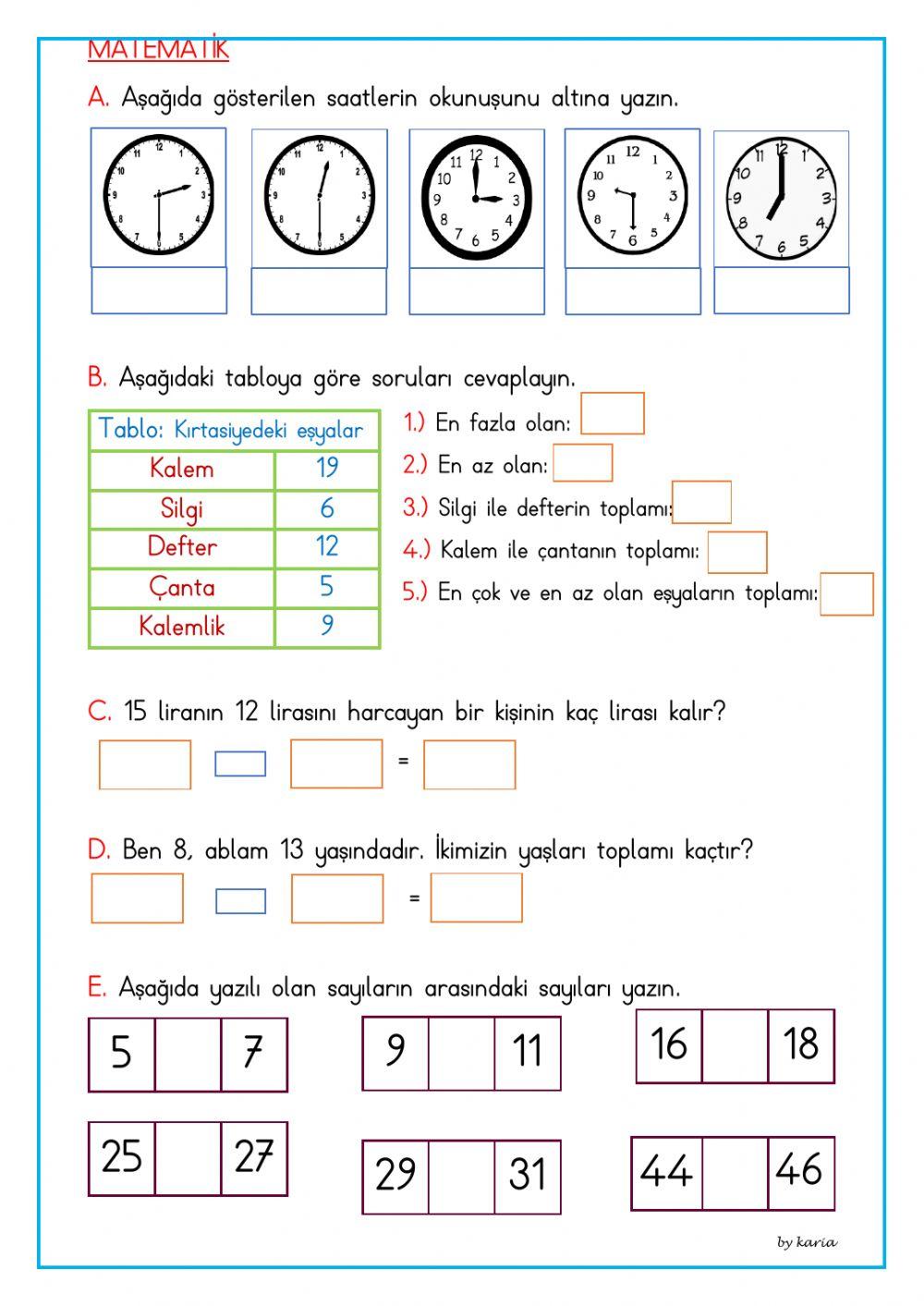 Günlük çalışma35