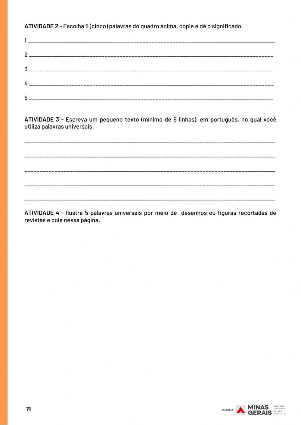 6th Grade English Class Part I Week I