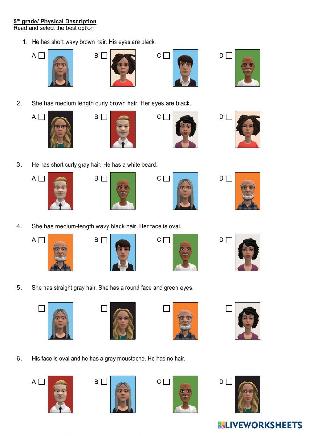 What do these people look like?