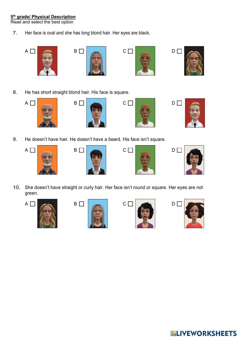 What do these people look like?