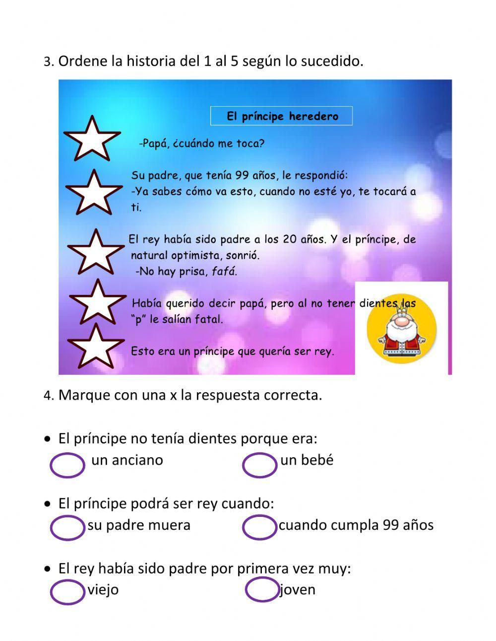 Comprensión para inferir