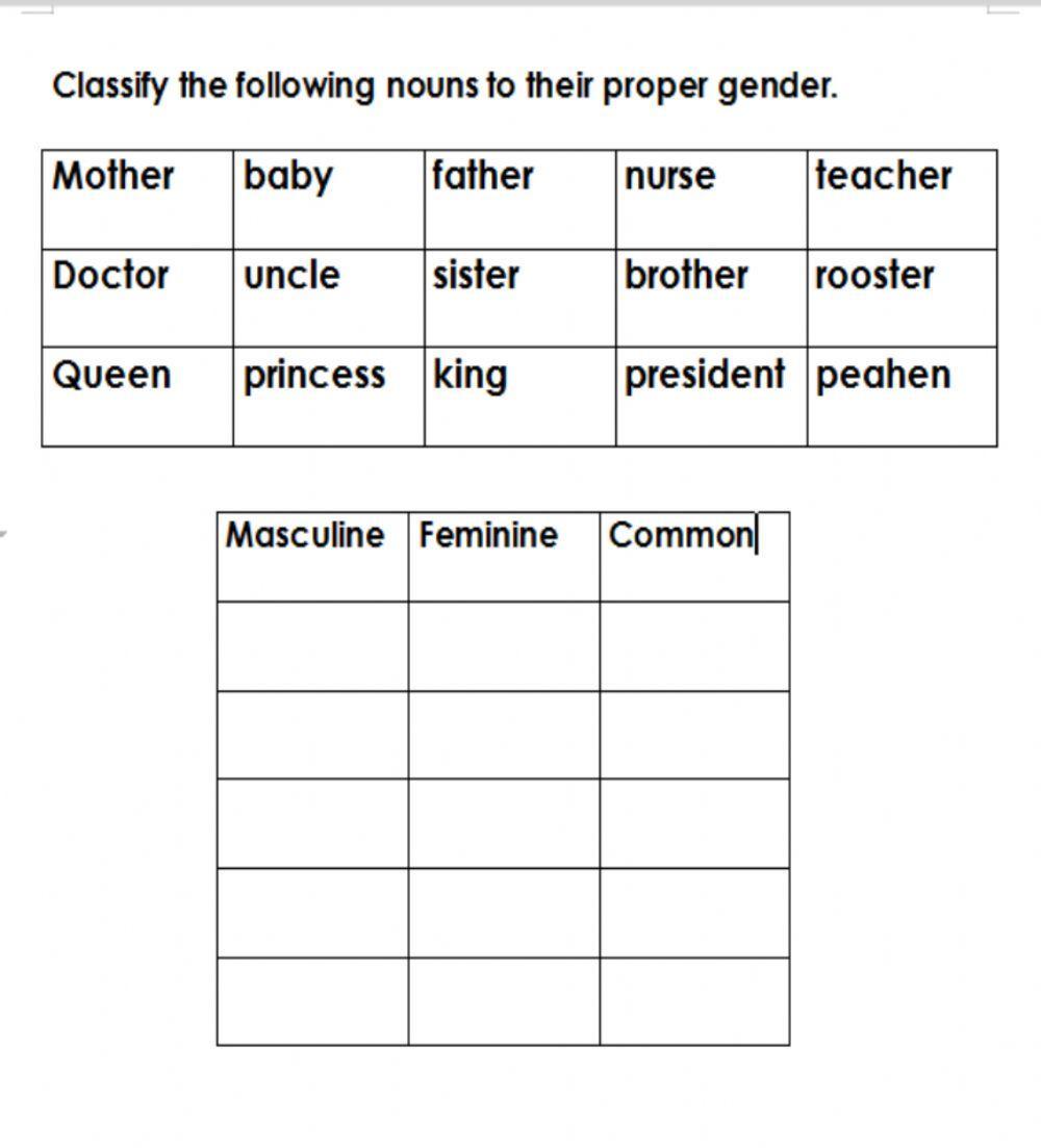 gender-of-nouns-worksheet-live-worksheets