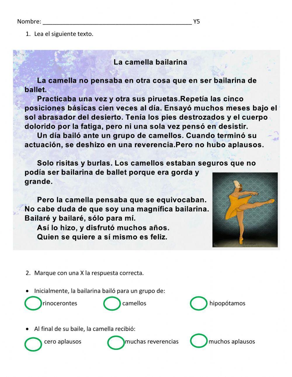 Comprensión para inferir