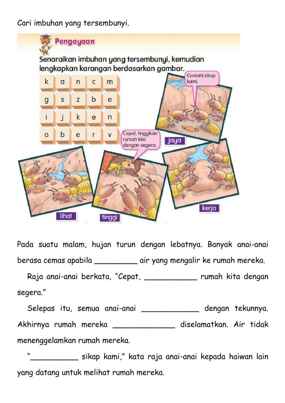 Bahasa melayu tahun 2 - pkp 3 julai 2020