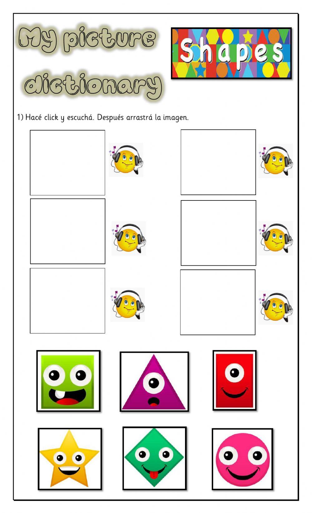 Picture Dictionary-Shapes-K5