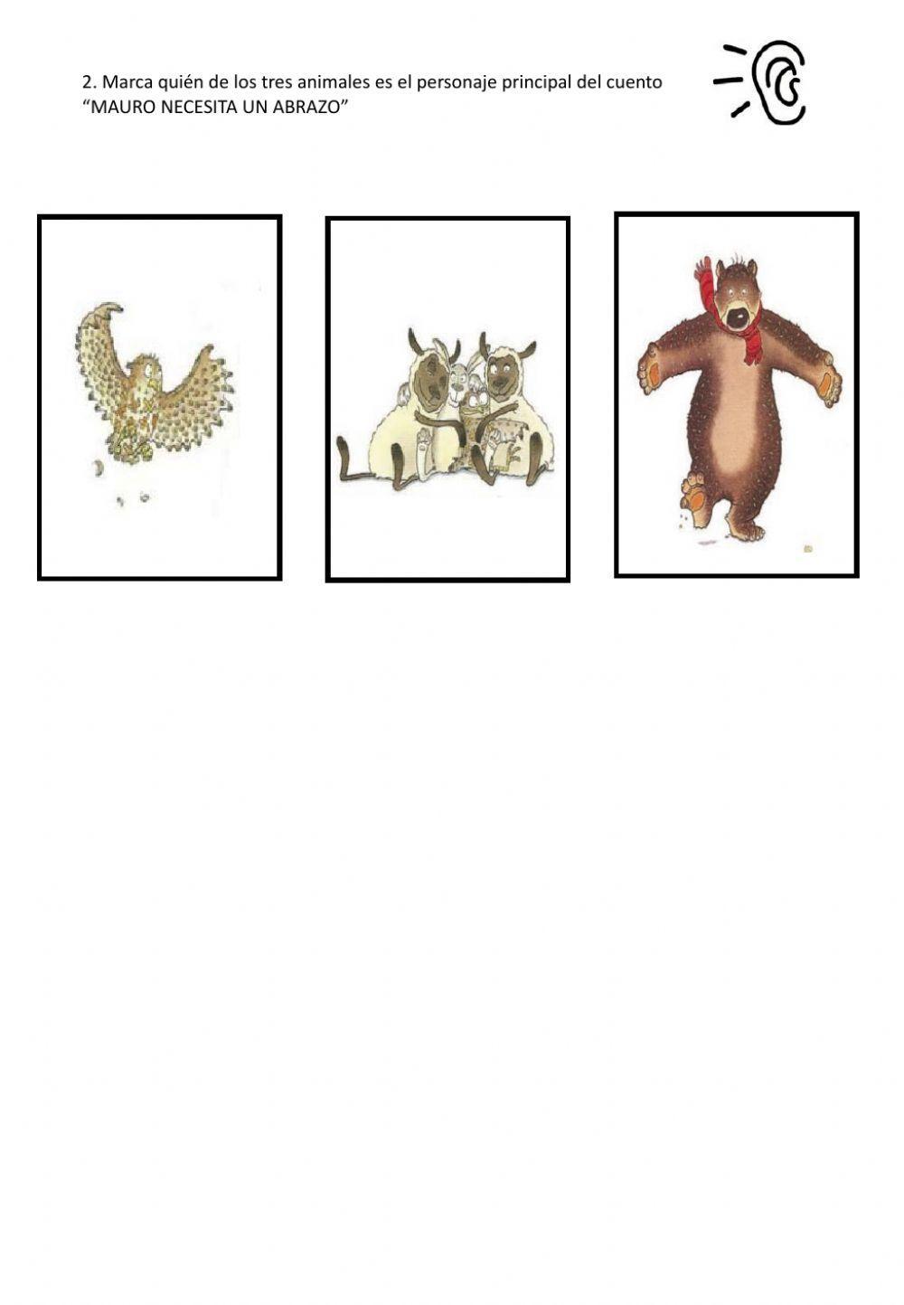 Cuento Mauro Necesita un abrazo