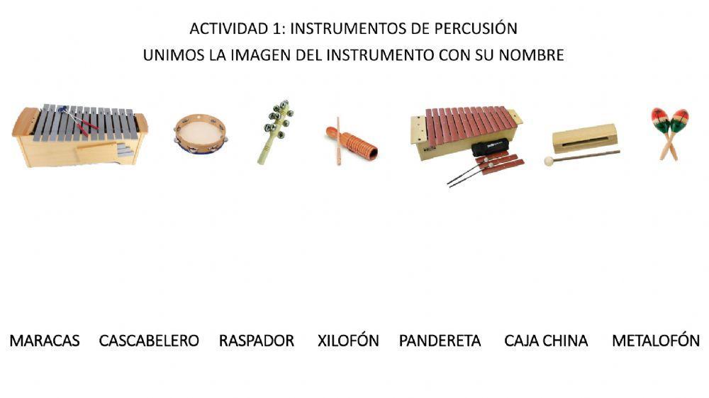 Actividad 1: Instrumentos de Percusión