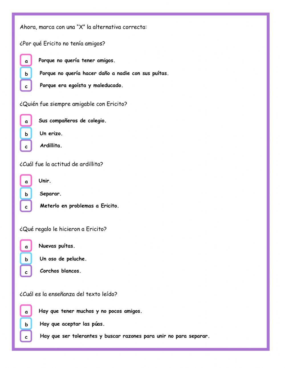 Historia de un erizo