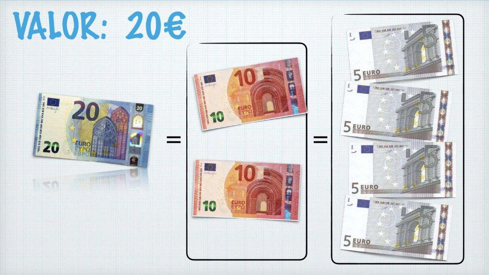 valor monedas y billetes