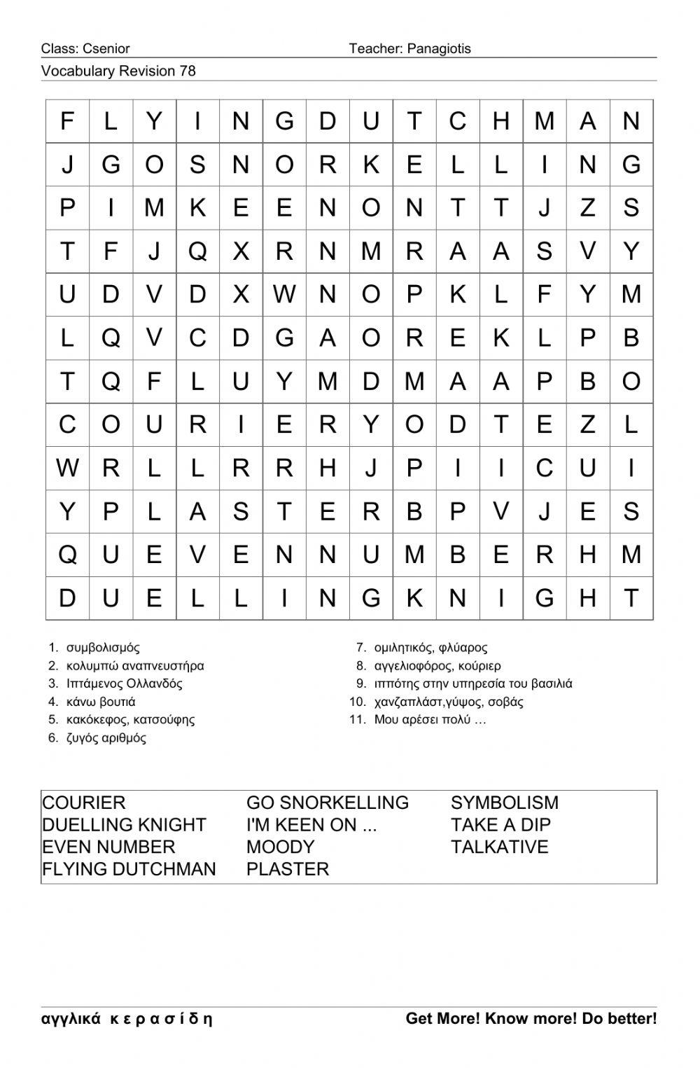 Csenior Wordsearch78