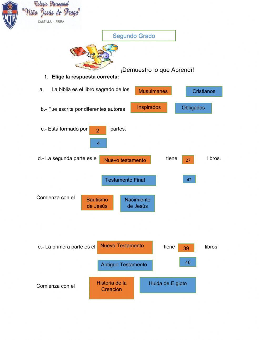 ¡Demuestro lo que Aprendí!