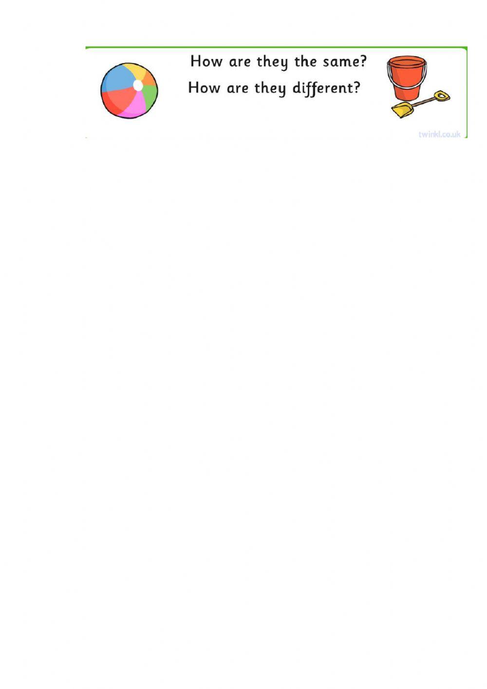 Riddles. Same Different