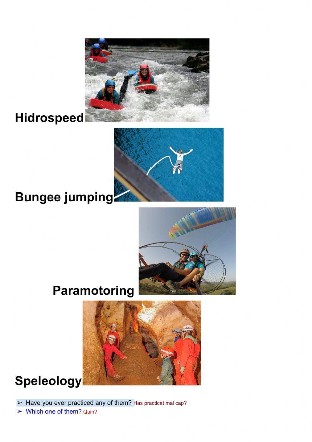 Adventure sports