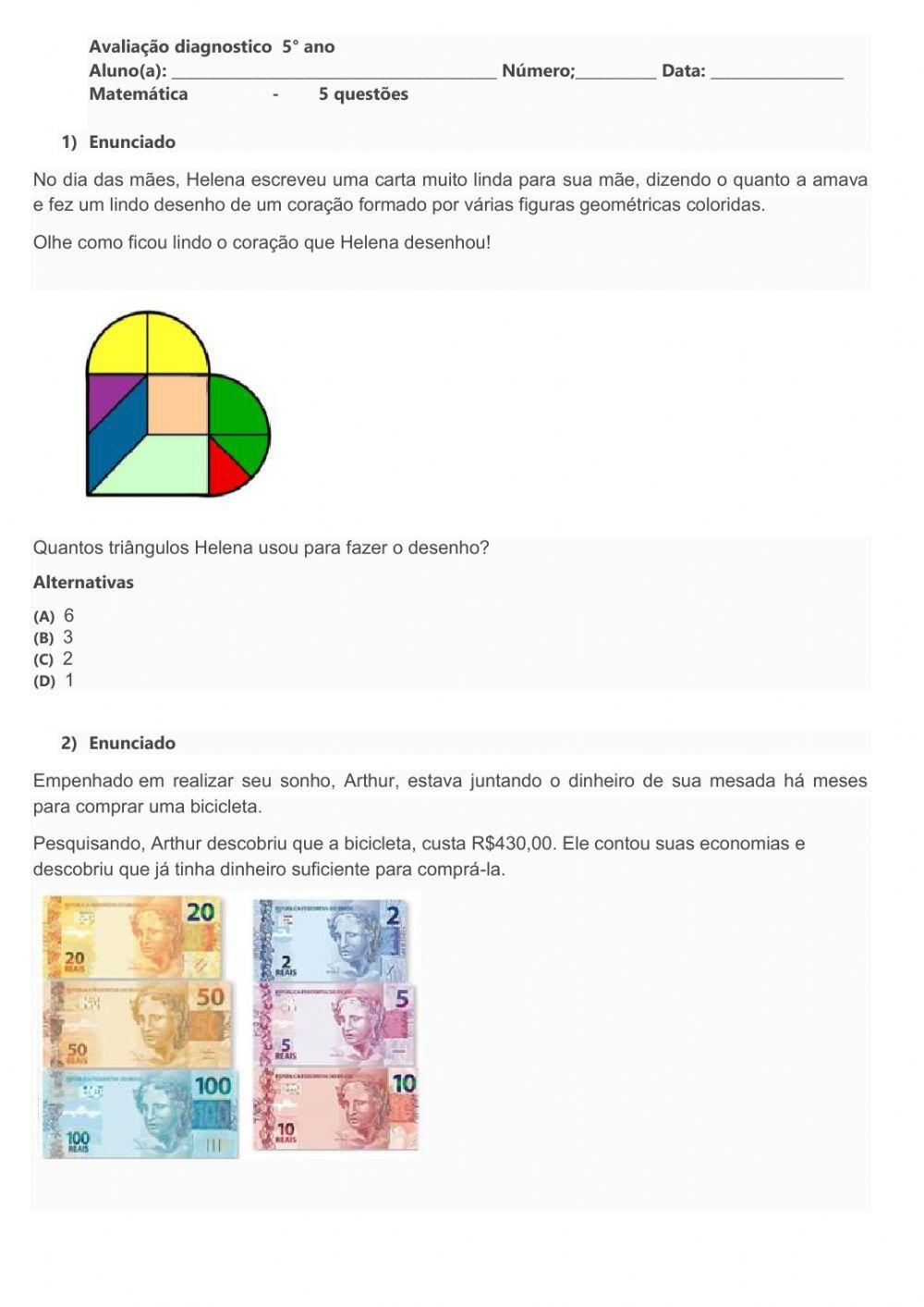 Avaliação diagnostico