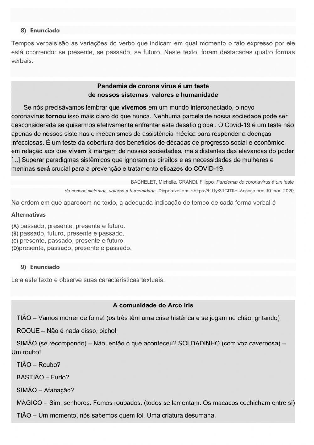 Avaliação diagnostico