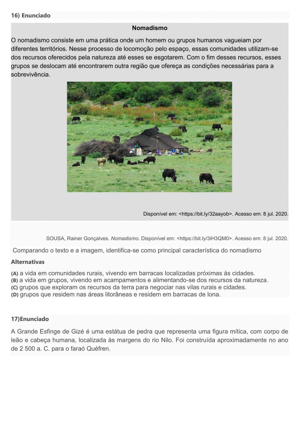 Avaliação diagnostico     part 2