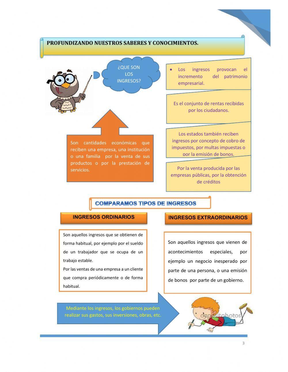 Las actividades económicas  de la comunidad