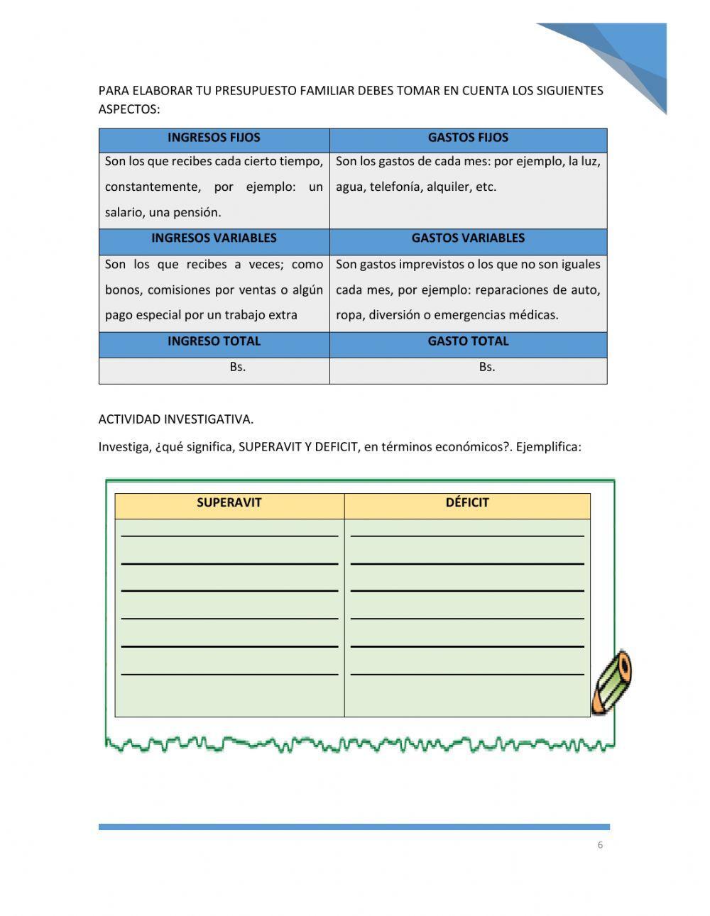 Las actividades económicas  de la comunidad