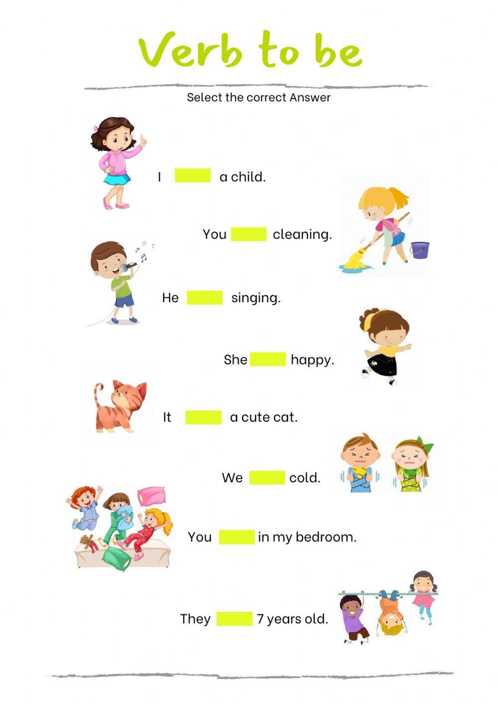 Verb to be practice