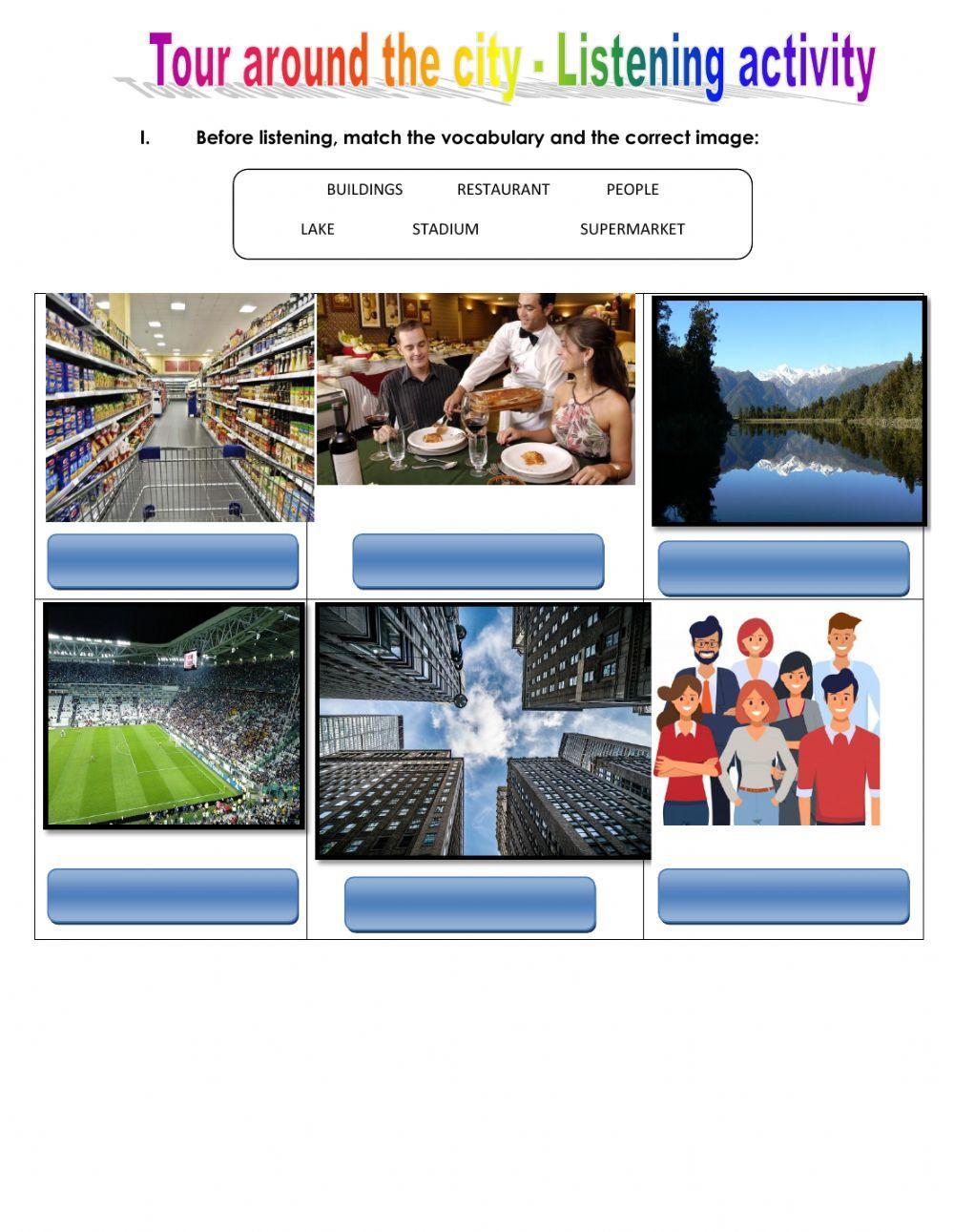 Touring around town listening