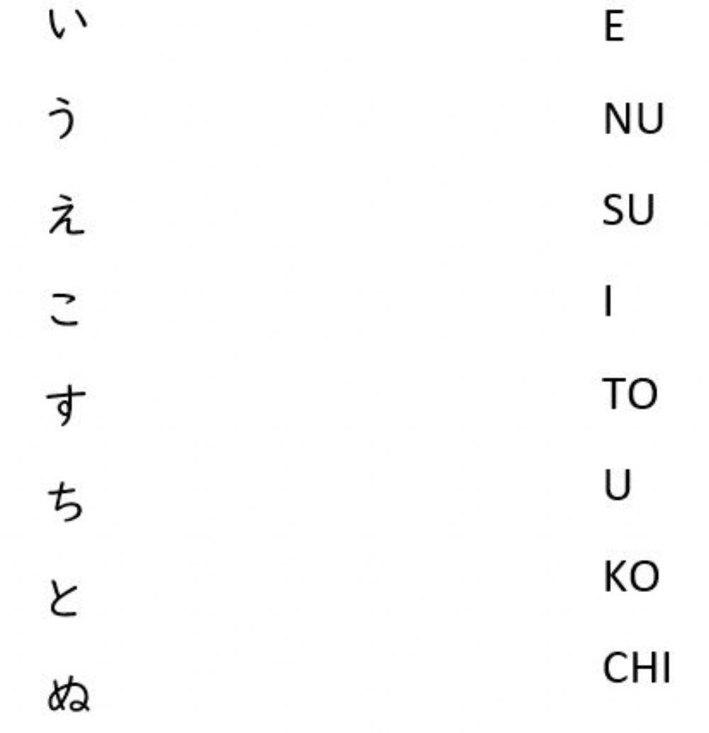 Two Line Hiragana First 8 worksheet Live Worksheets