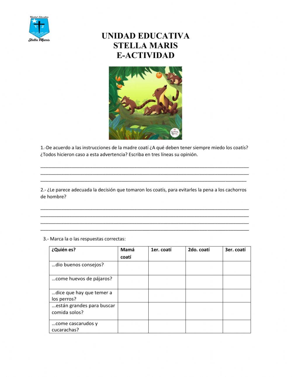 La historia de los cachorros coatís y los cachorros hombres