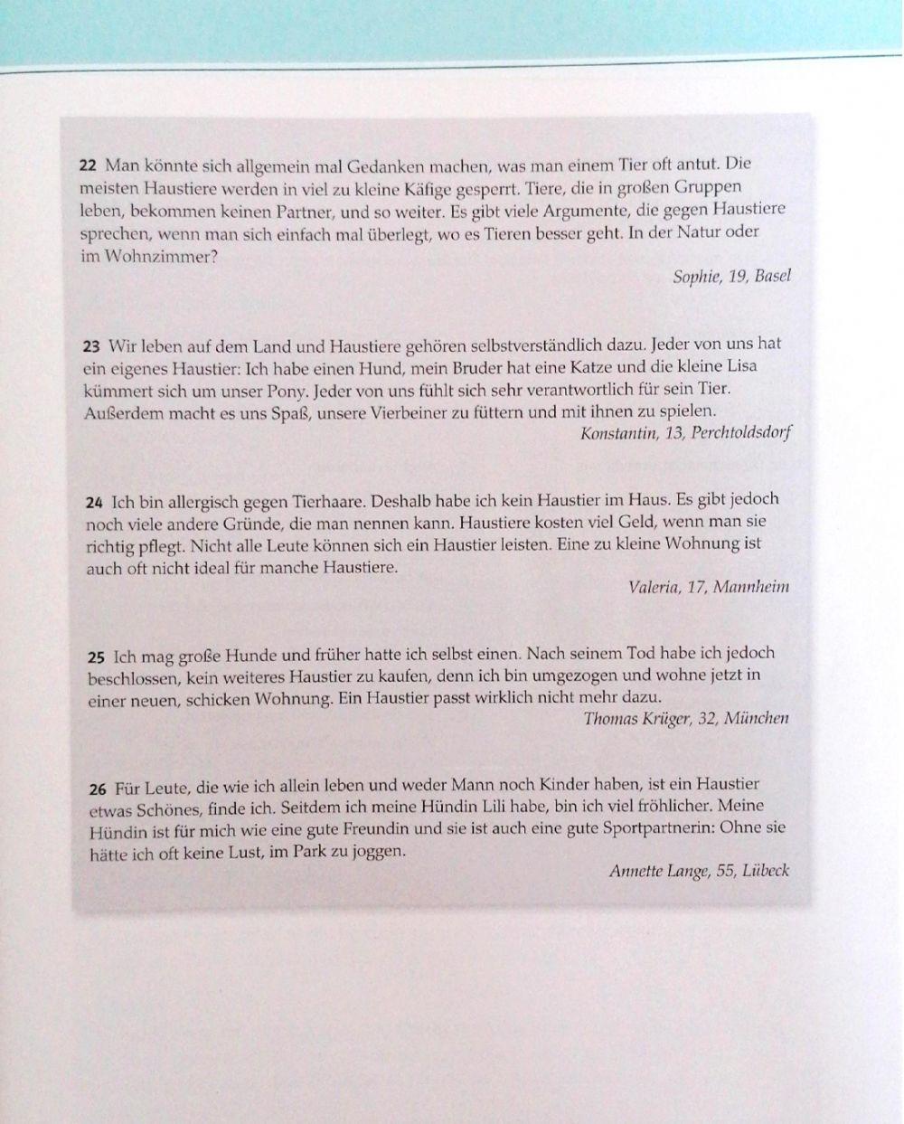 Leseneverstehen B1 Teil 4