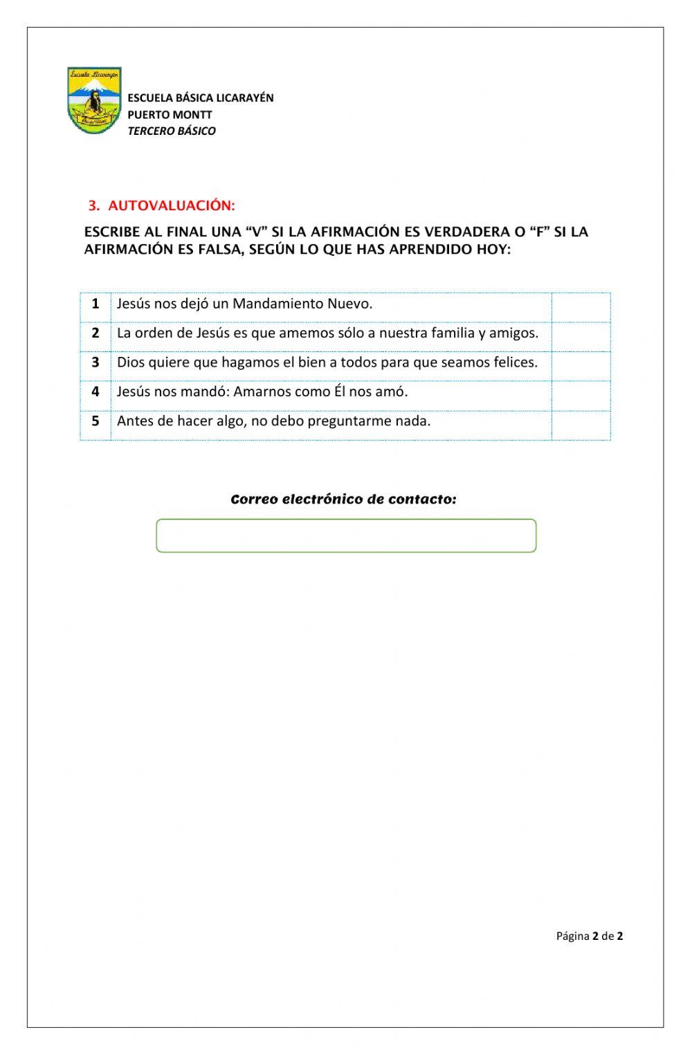 Guía 15 - 3º Básico