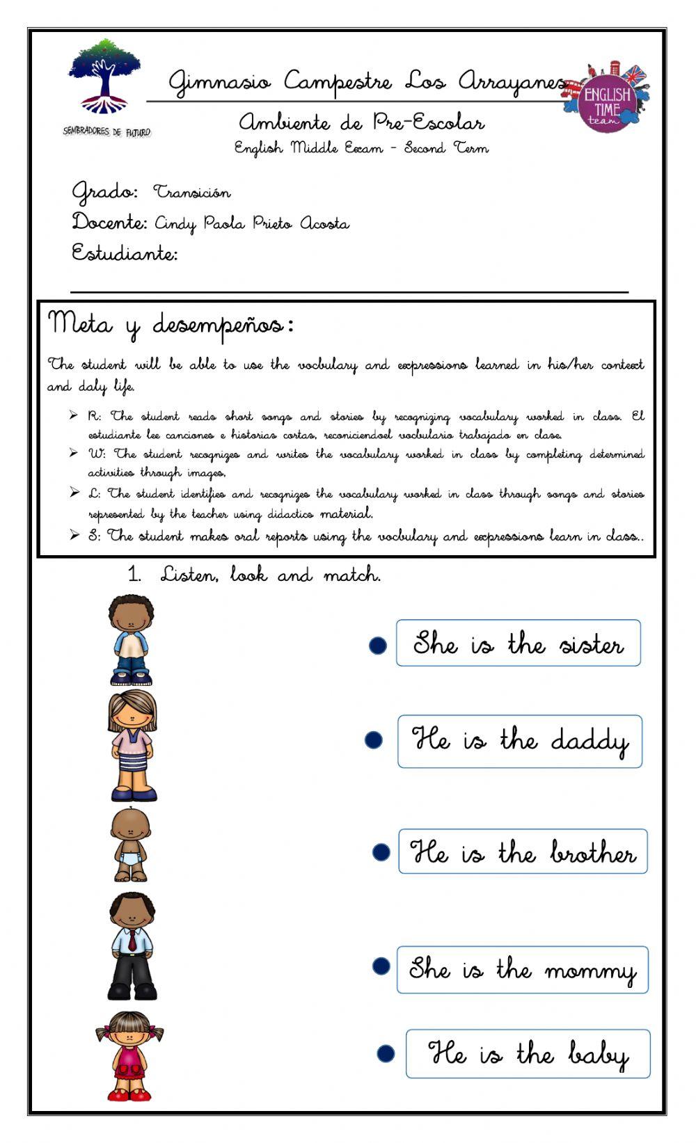 MY Family and My house.