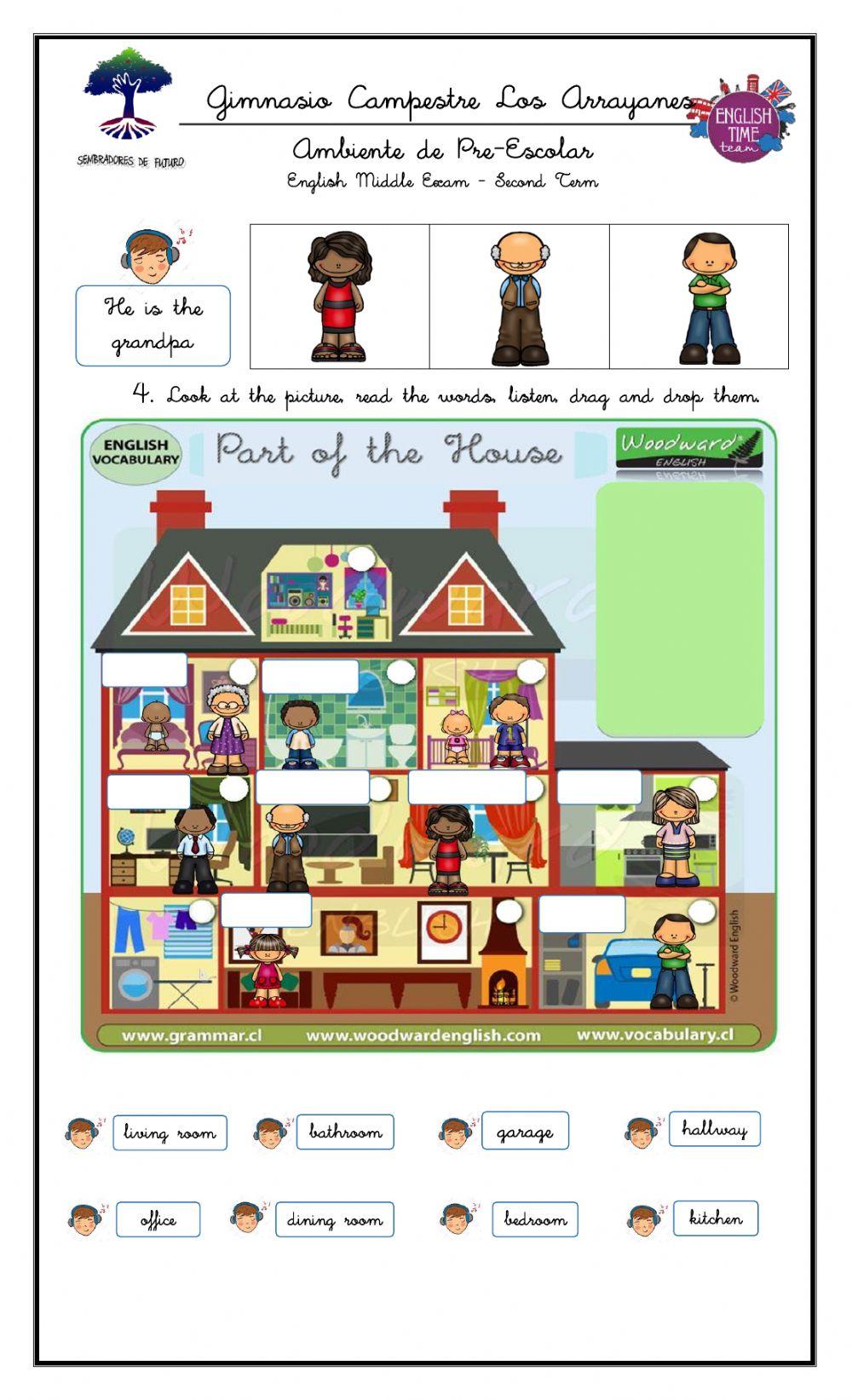 MY Family and My house.