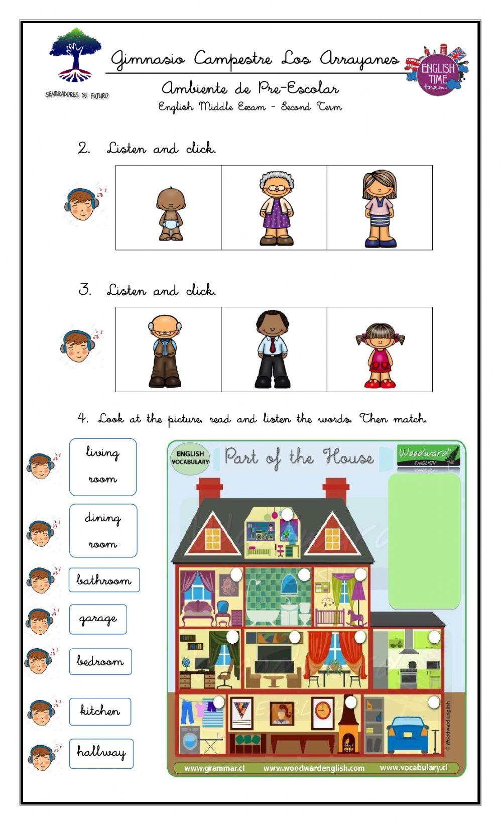 MY Family and My house.