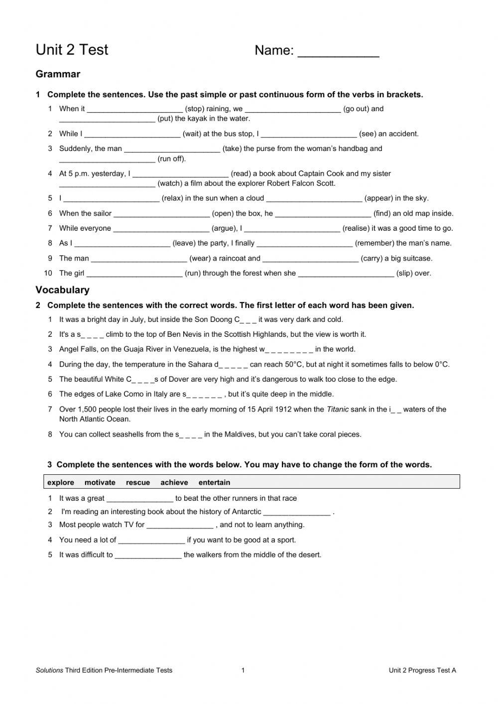 Solutions Unit 2 Worksheet Live Worksheets Solutions Unit 2 Worksheet Live Worksheets