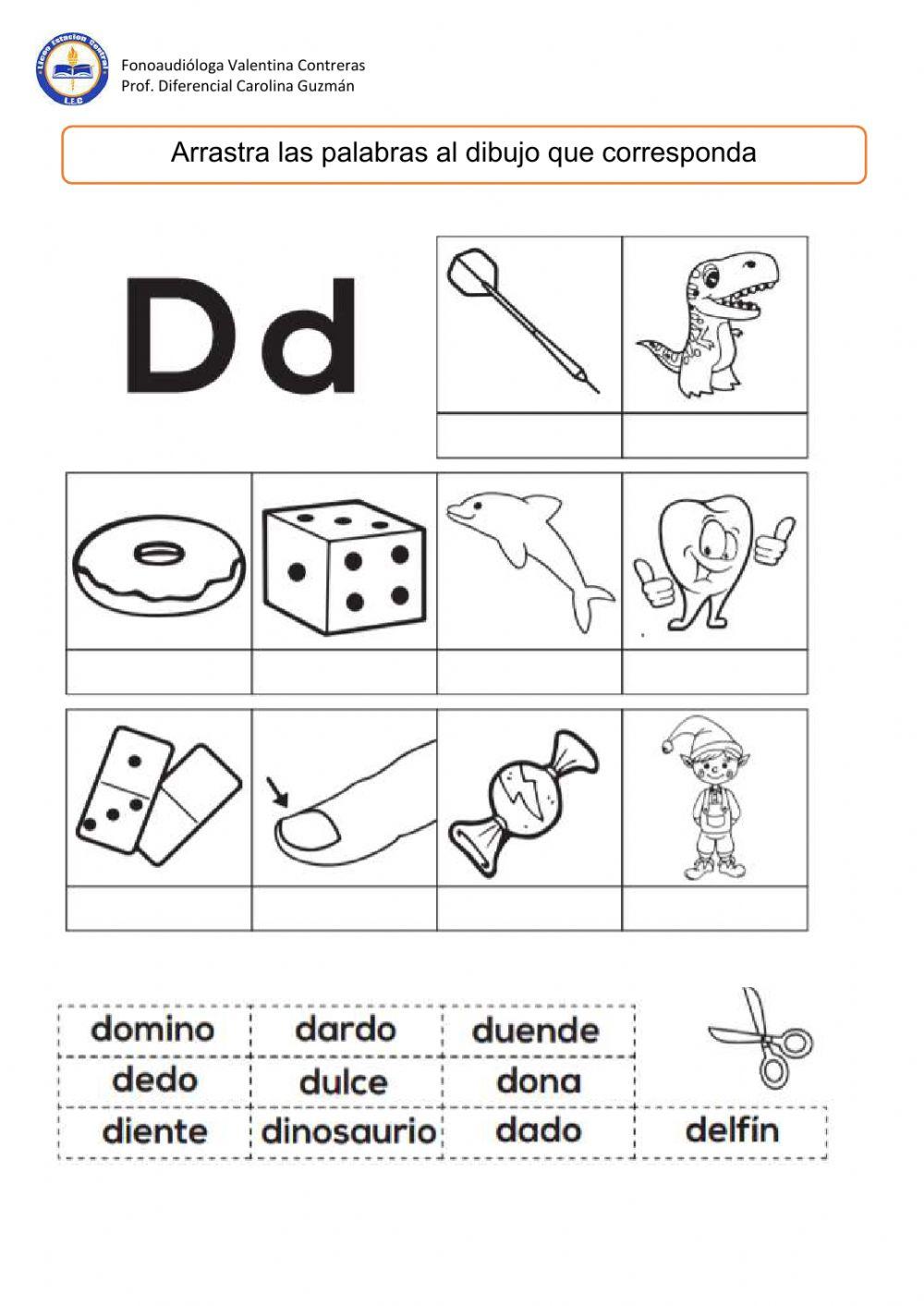 Aprendemos la letra D