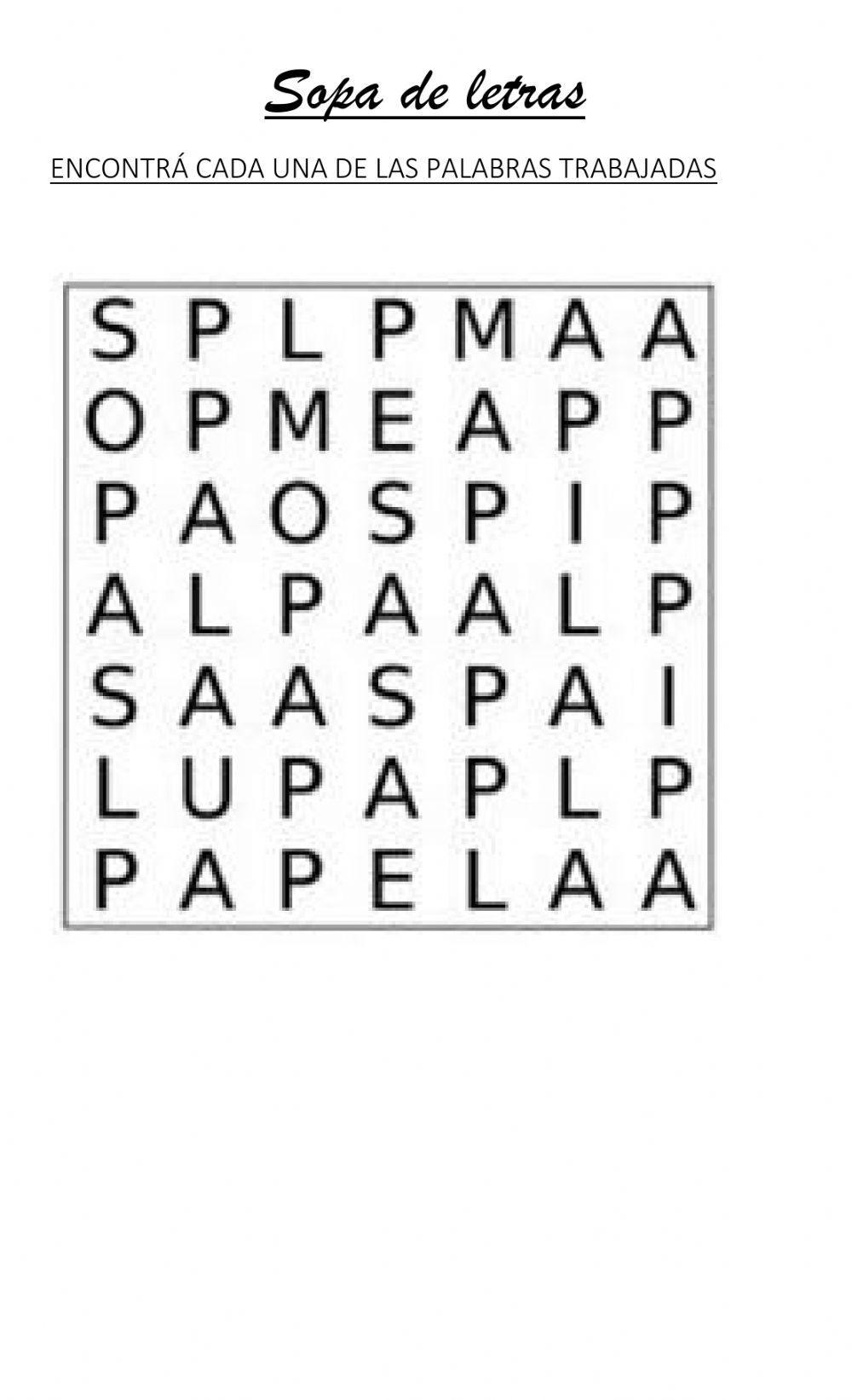 Palabras imprenta y cursiva