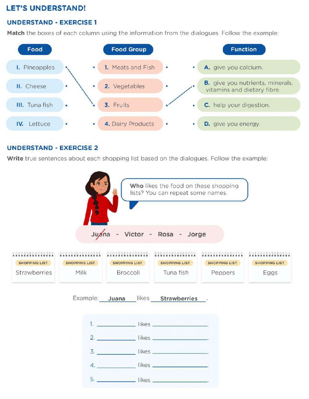 Shopping list W-5 (PreA1)