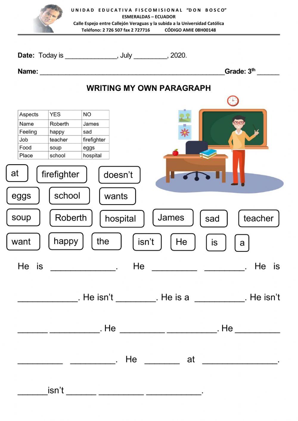 3RD DESCRIBING-PLACES